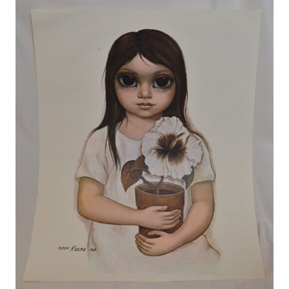 Hibiscus Miss By Margaret Keane Print - Picture 1 of 1